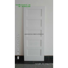 5 Panel grundierte Shaker White Door